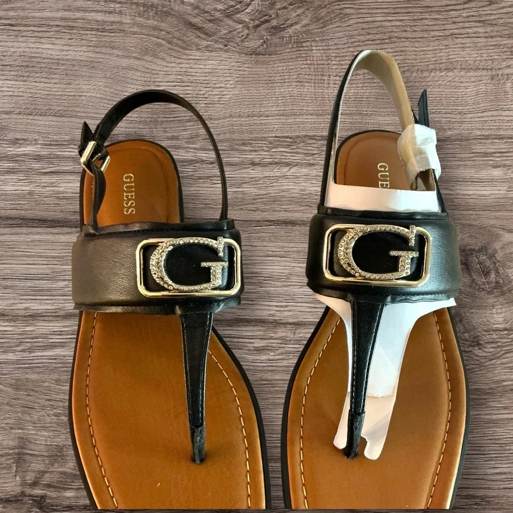 Guess Gwarenna Slingback Thong Sandals NIB Size 9 - Picture 4 of 8